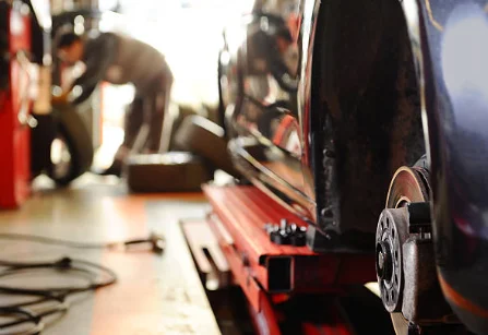 Our professional brake mechanics repairing brakes from our Caboolture centre